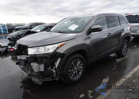 2019 Toyota Highlander Xle from USA, damaged, VIN 5TDKZRFH9KS551012